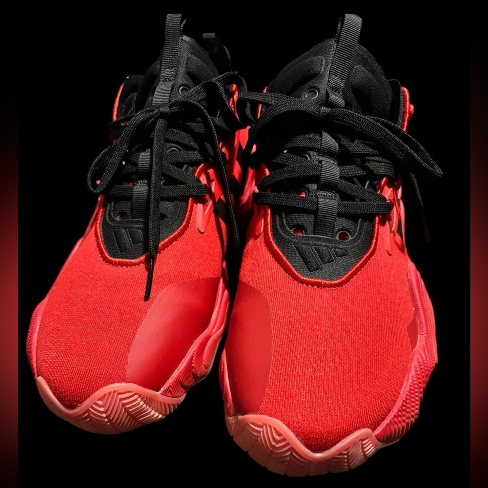 ADIDAS Red and Black Athletic Shoes